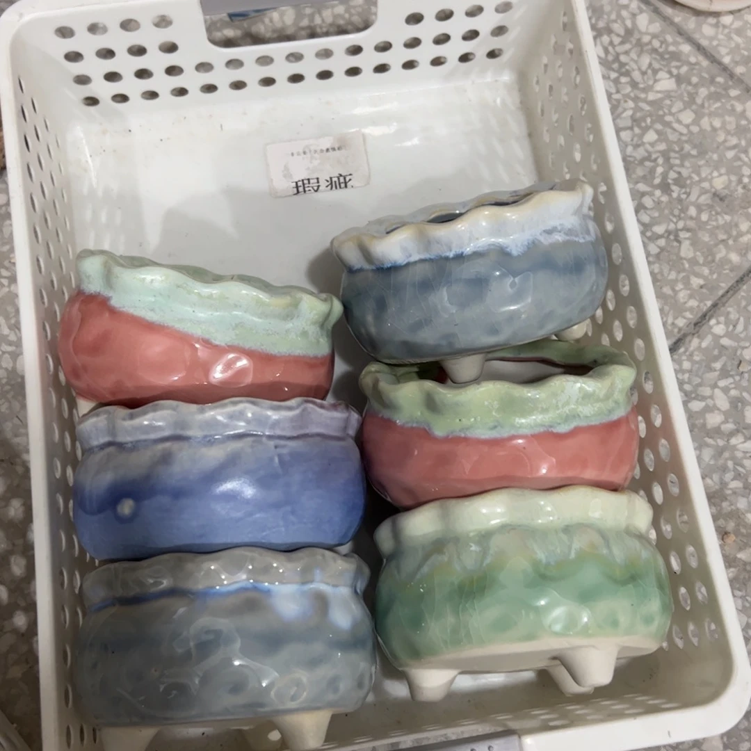 陶瓷多肉小花盆@@瑕疵