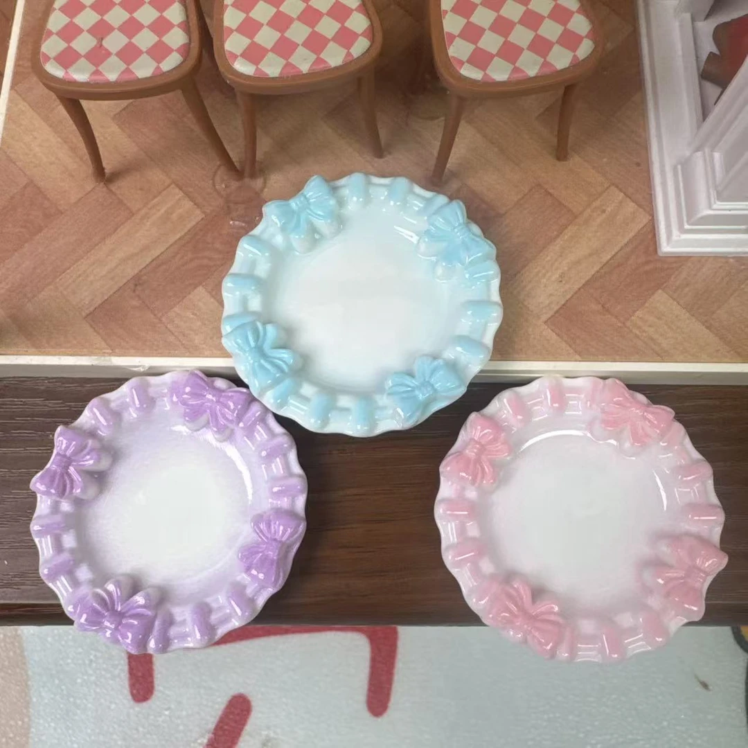 [立体蝴蝶结大圆盘】定制可爱创意百搭少女心手机饰品