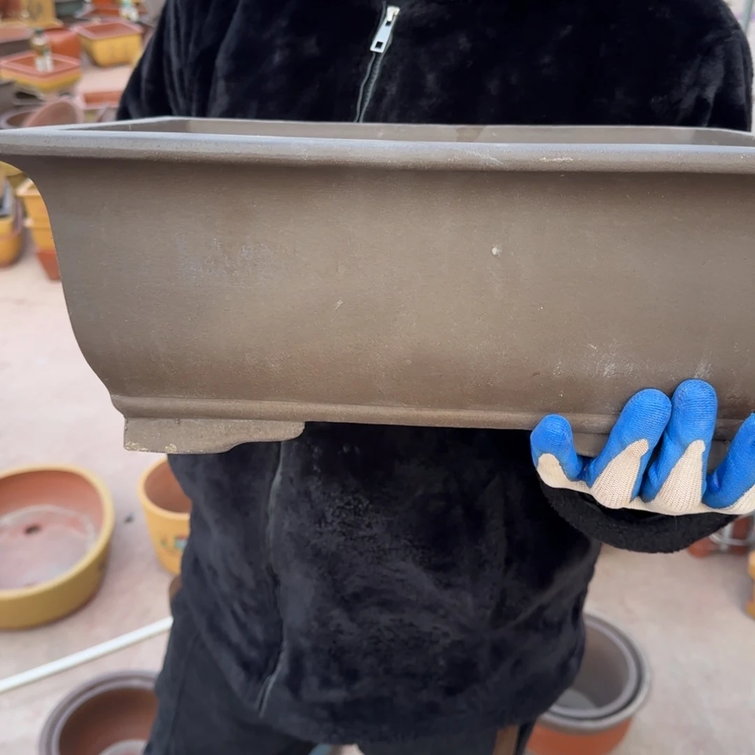 紫砂花盆口径33.23.13口径