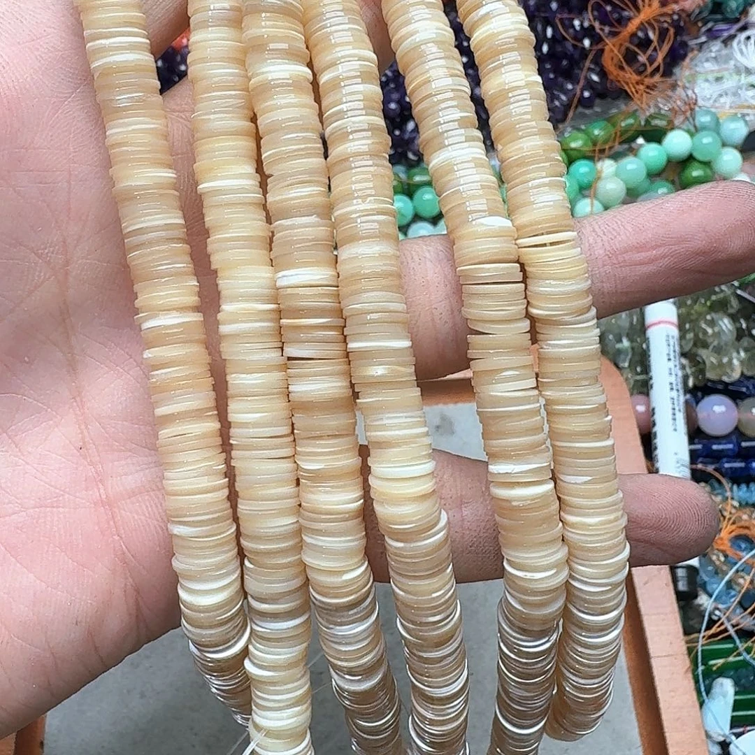 玛瑙/玉髓未镶嵌珠宝半成品一条8mm万螺隔片