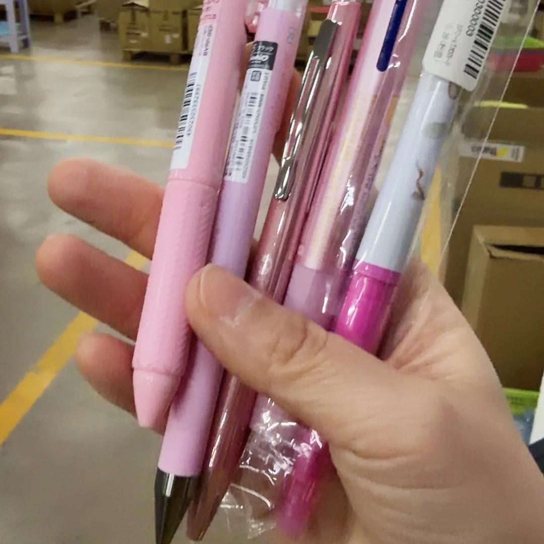 百樂粉紅色5支裝111