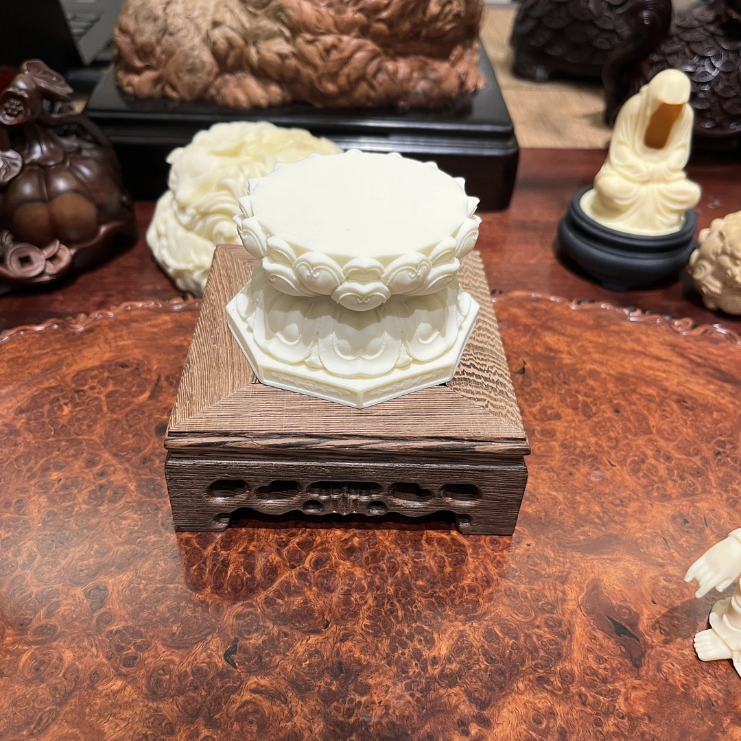 莲花底座手工雕刻手工艺品
