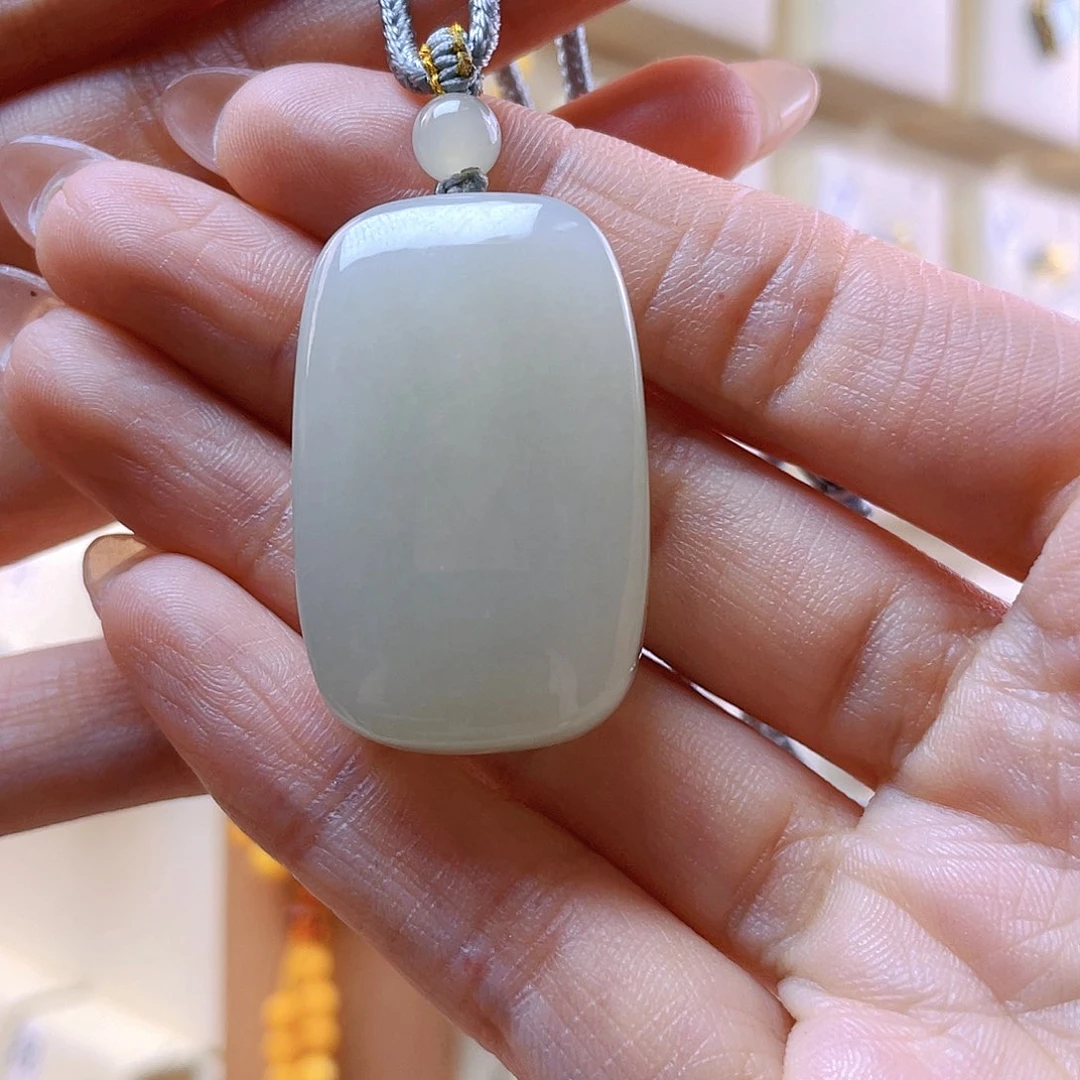 和田玉吊坠(赠链)未镶嵌道*