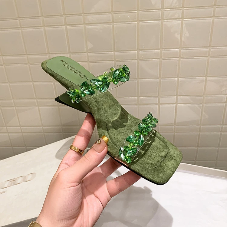 轻奢鞋子时尚百搭网红仙女风粉色夏季外穿气质凉拖鞋女鞋一字拖