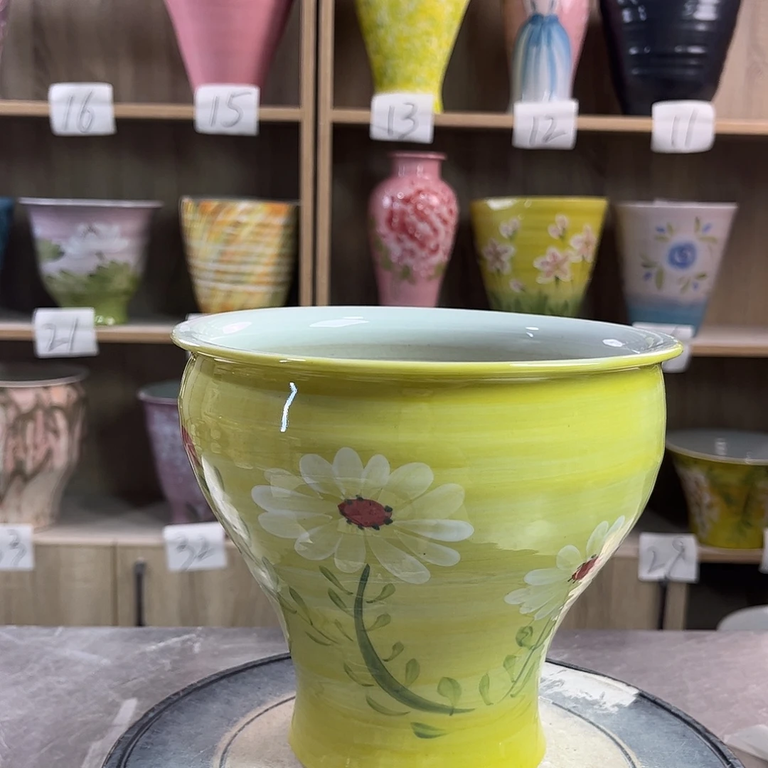 景德镇陶瓷花盆花盆