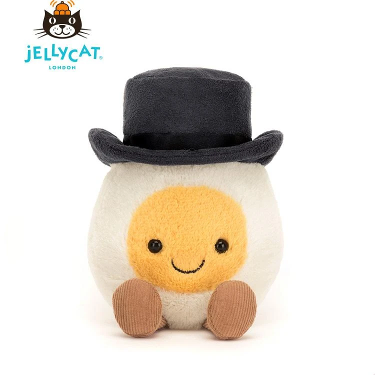 英国Jellycat趣味新郎水煮蛋毛绒玩具可爱礼物玩偶娃娃公仔送礼