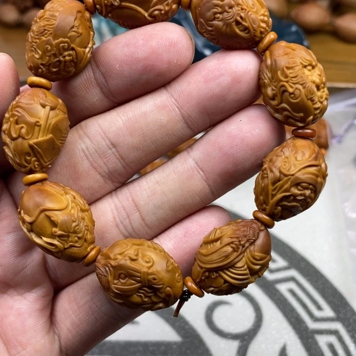 手串/手链橄榄核橄榄核雕工艺手串