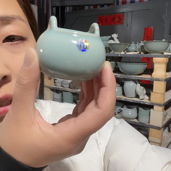 瓷片线香炉微瑕特价88888