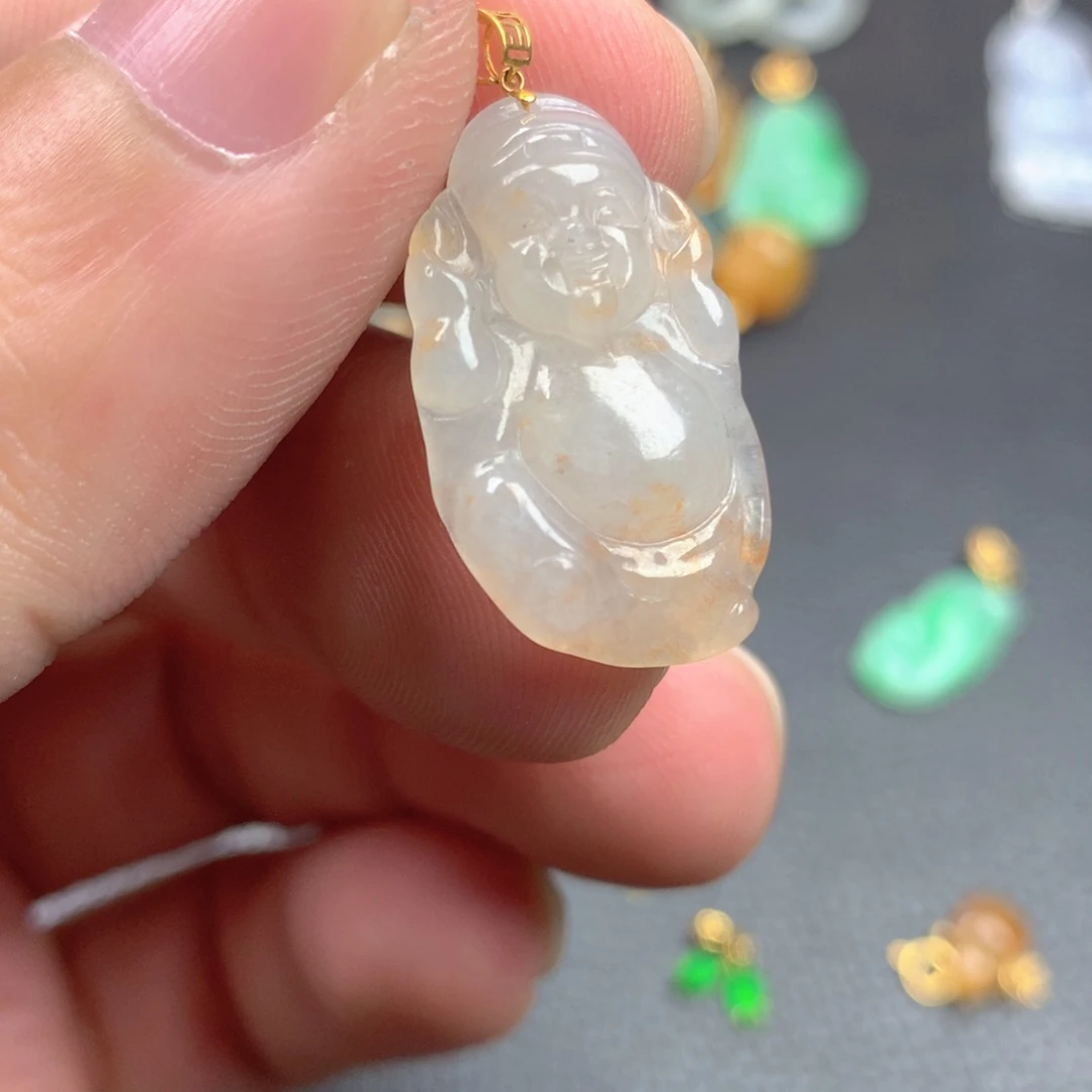 【闪购商品】颈饰18K金镶嵌翡翠翡翠