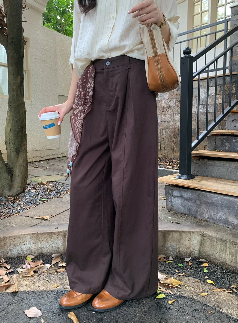 Even一雯【随意入秋】韩系高智感简约高级感通勤百搭含莱赛尔休闲裤