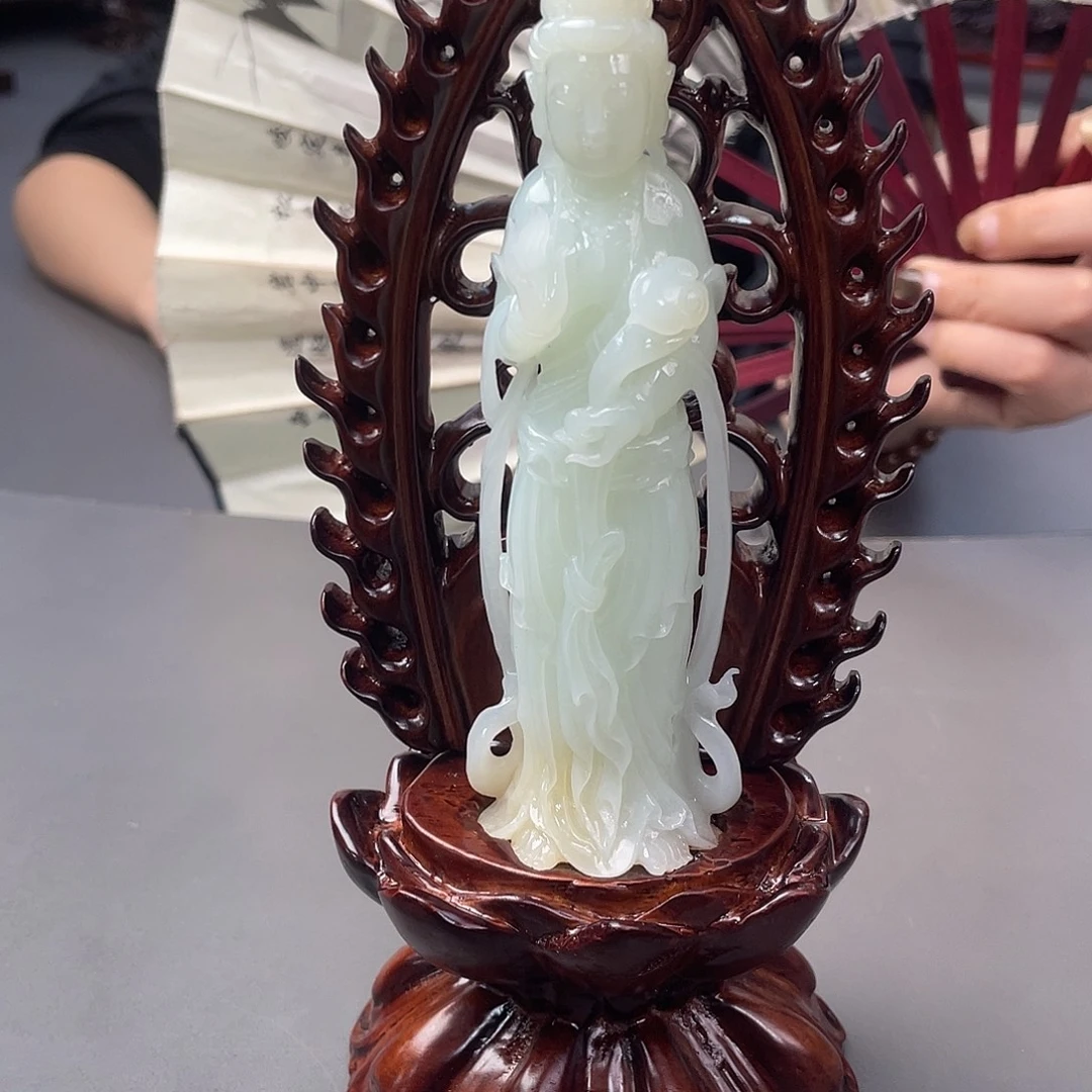 和田玉未镶嵌摆件