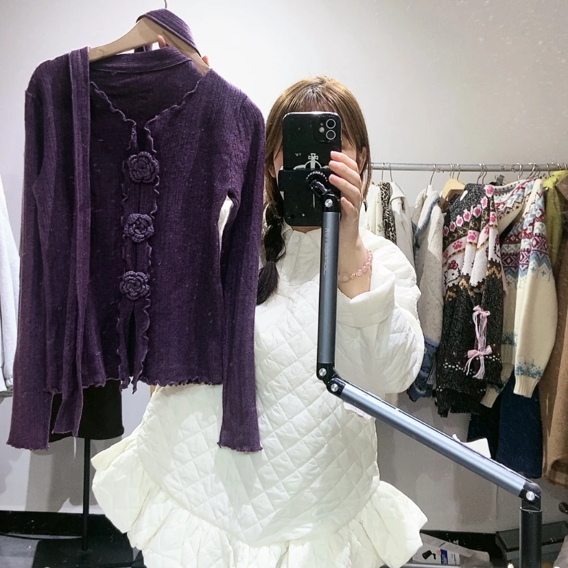 【闪购商品】紫色打底