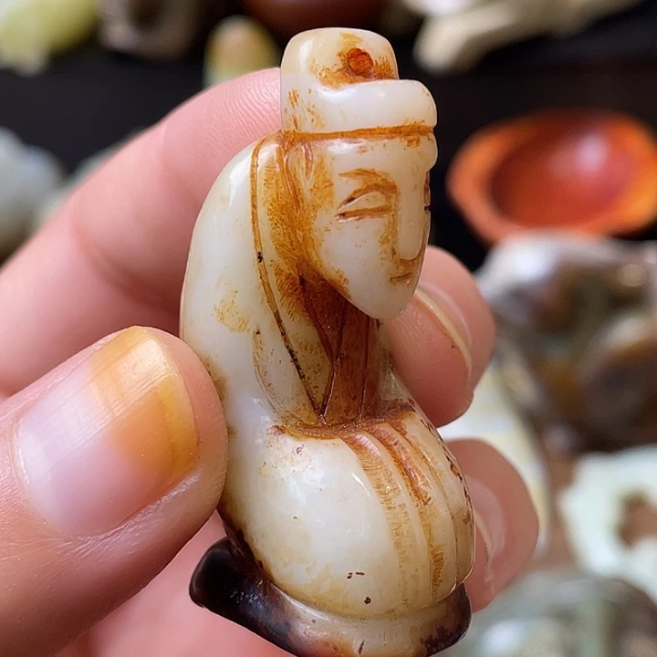 和田玉（糖玉）未镶嵌颈饰