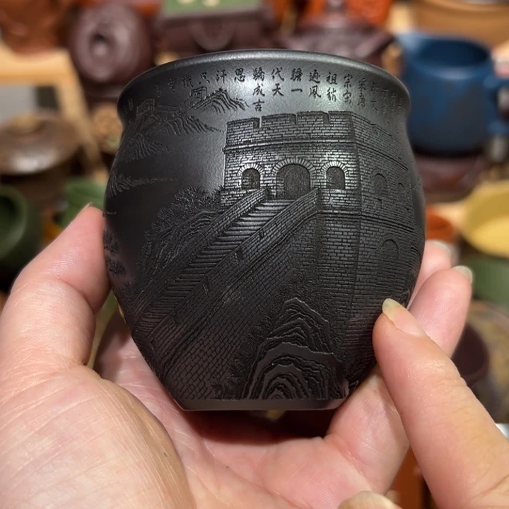 茶杯紫砂宜兴紫砂主人杯