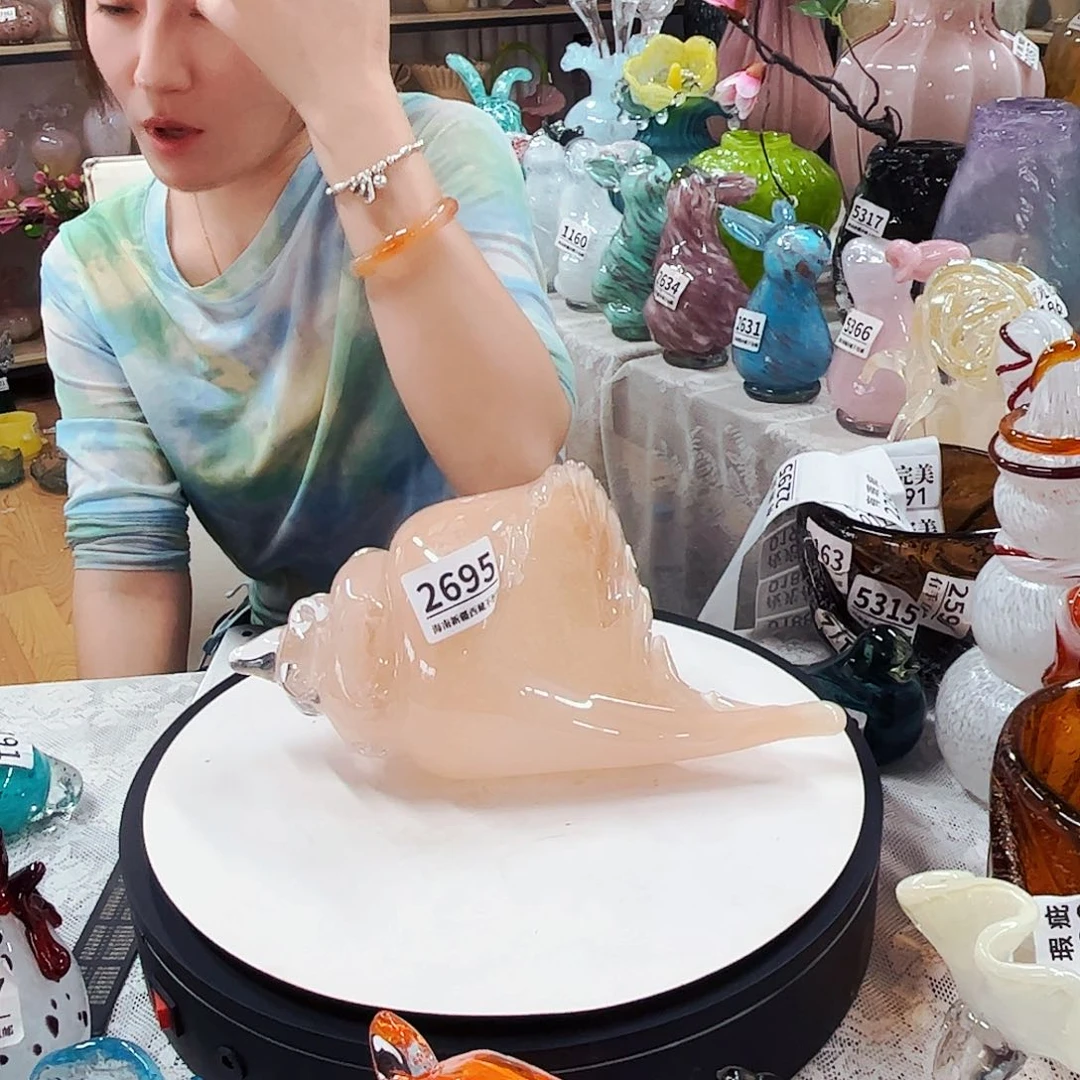 2695 家悦琉璃花瓶摆件