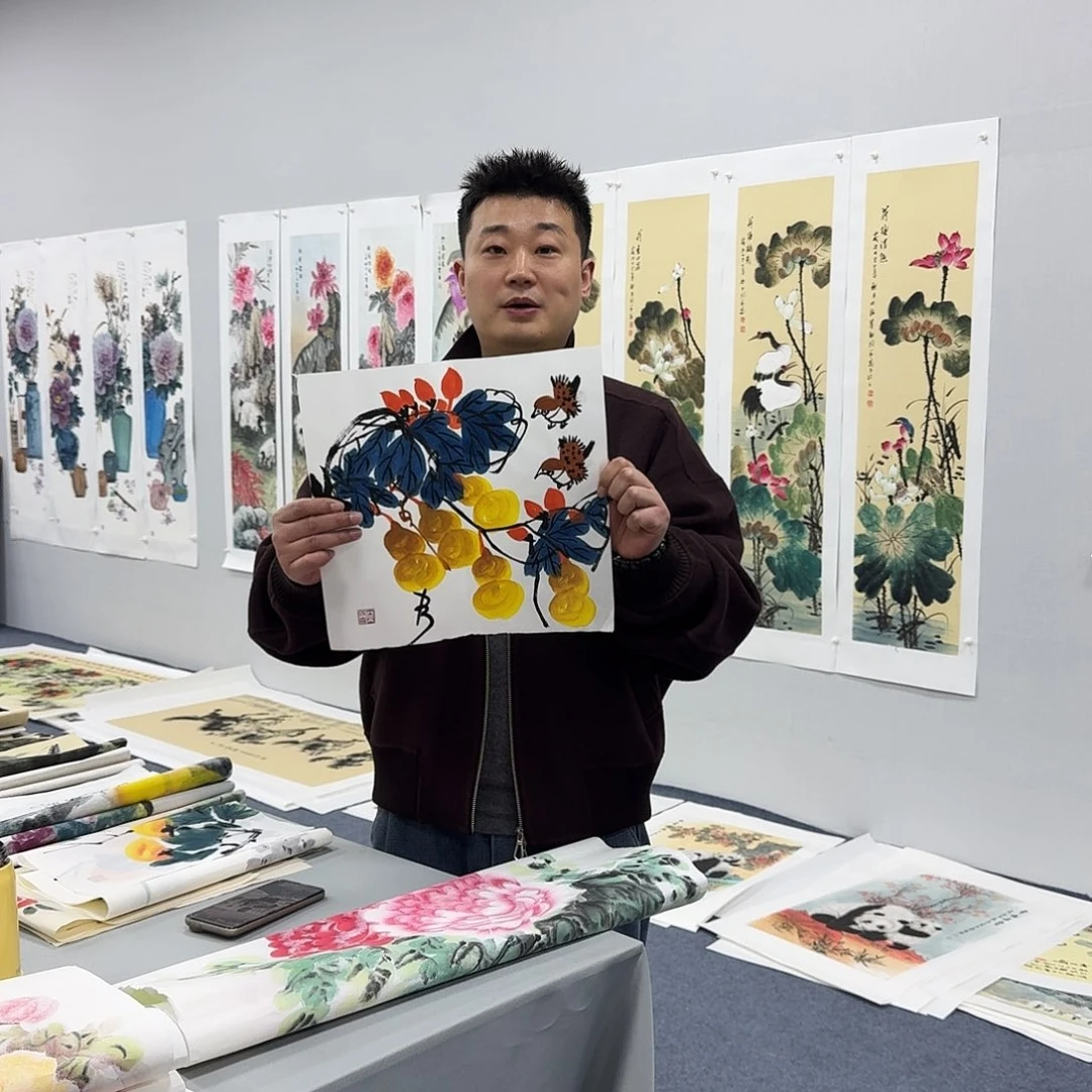 国画纯手绘字画作品