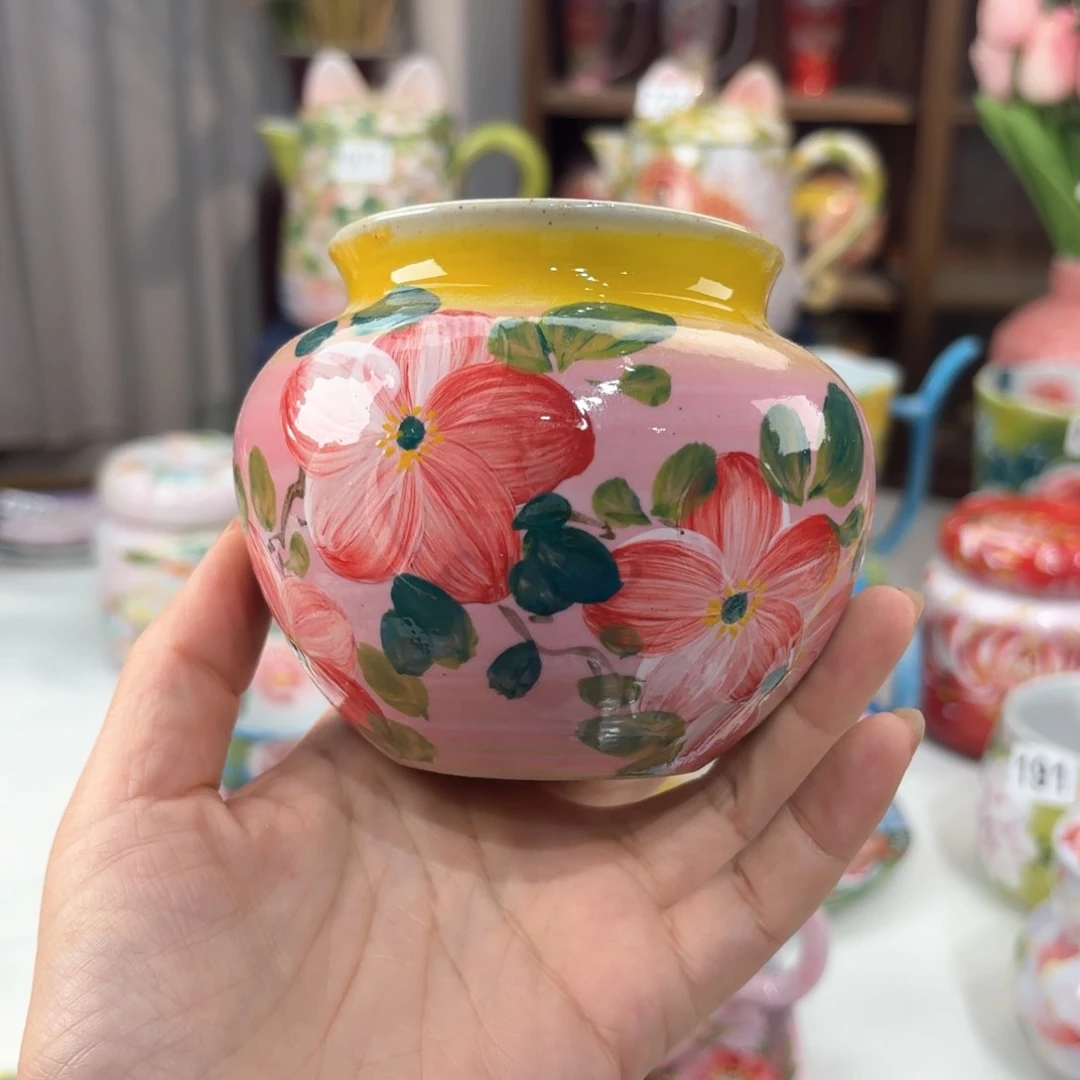 景德镇手绘高温釉下彩陶瓷茶具