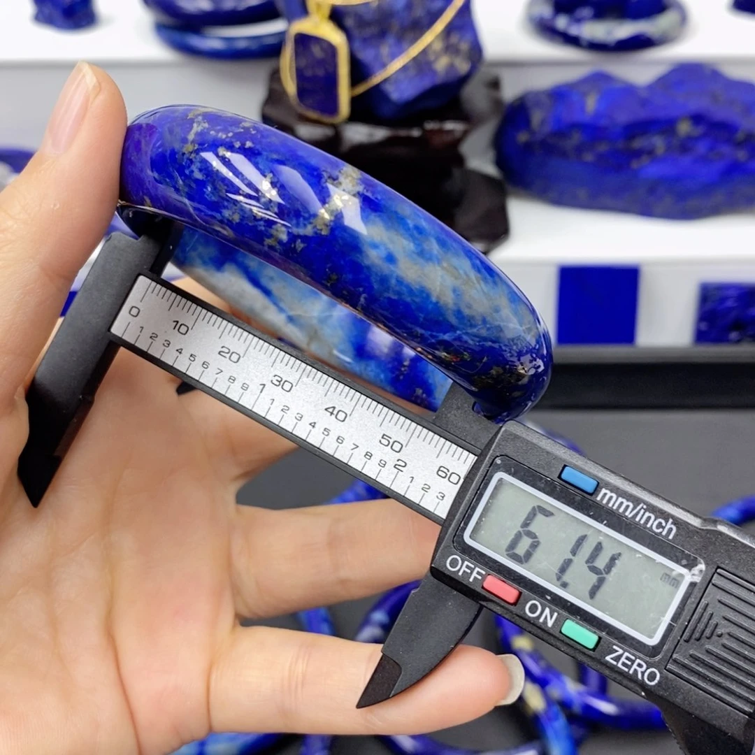 青金石手镯未镶嵌紫*