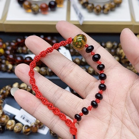 琥珀颈饰未镶嵌琥珀手链