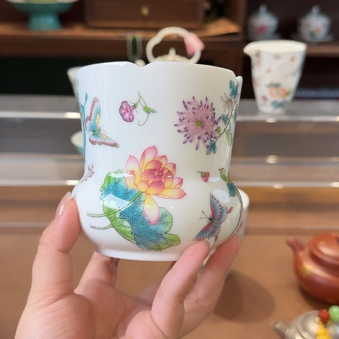 珐琅彩主人杯茶具套装