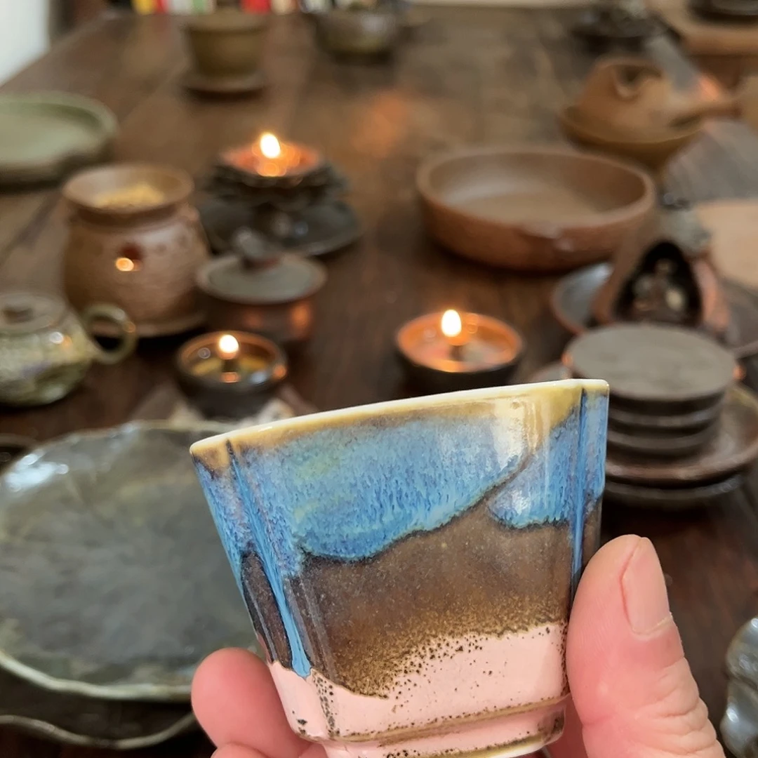 【闪购商品】杯Y****c小福泥陶艺茶几风