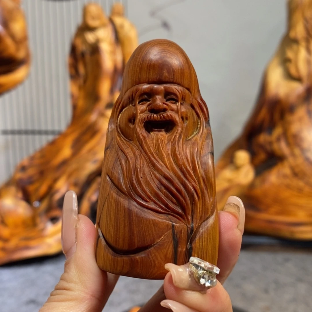 【闪购商品】柏木（崖柏）根雕木雕工艺品摆件创意，满十送一手把件