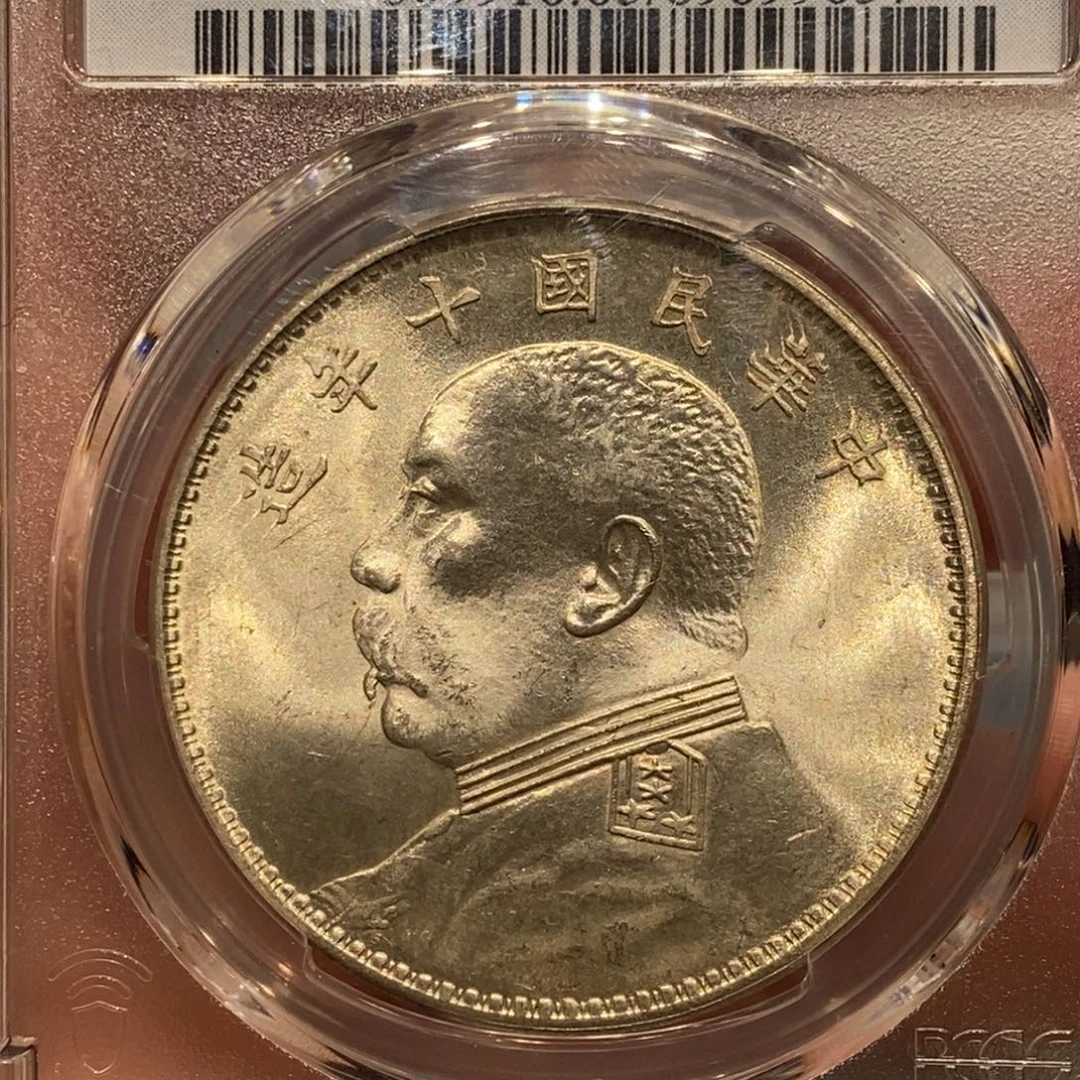 银Pcgs评级十年大头银币