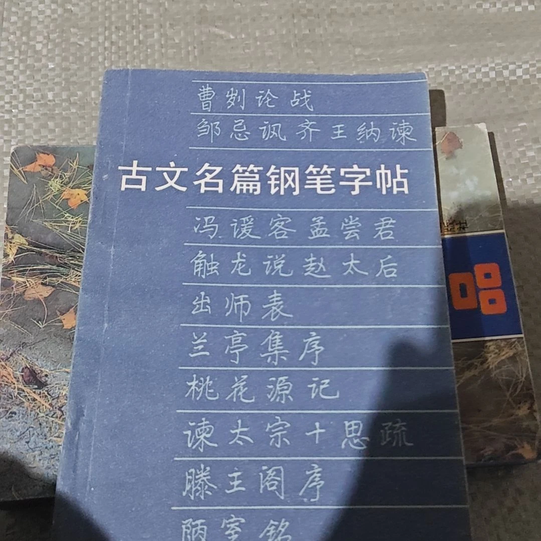 古文名篇，钢笔字帖