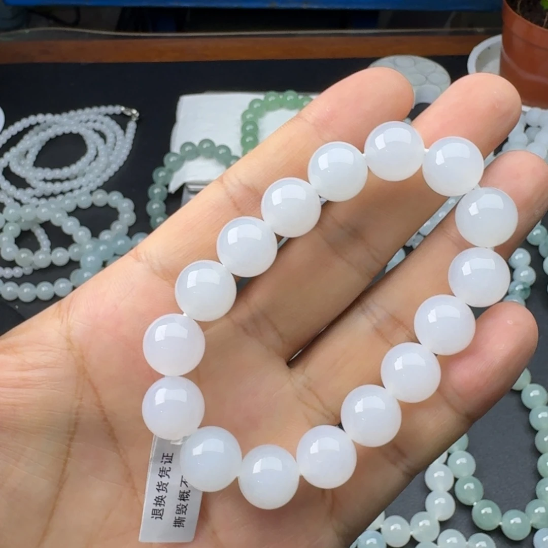 未镶嵌定制翡翠卡13白月光