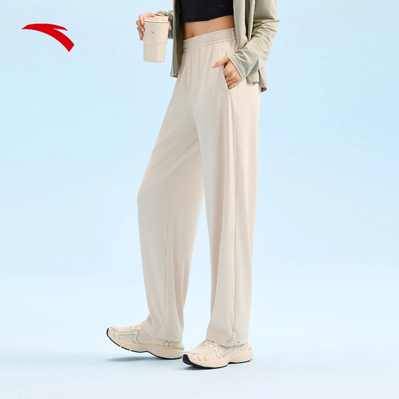 安踏冰丝裤 | 防晒阔腿裤男女薄款宽松休闲裤女士运动休闲长裤