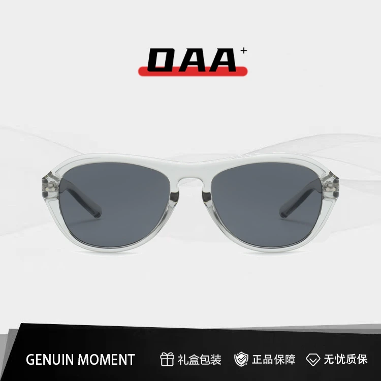 GENUIN MOMENT百搭时尚冰透灰墨镜女OAA防紫外线可配近视太阳镜男