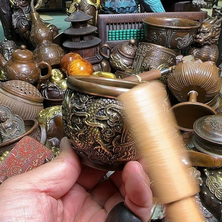 铜器办公室茶室摆件