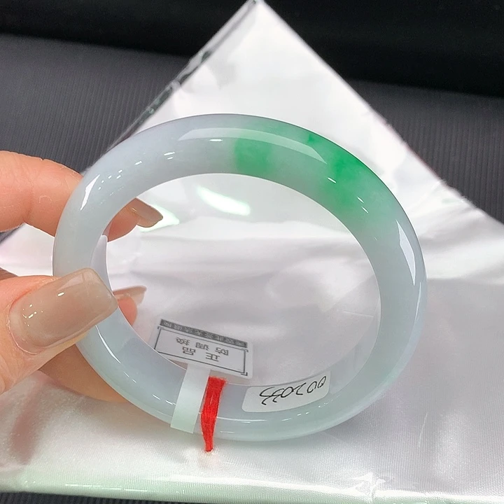 未镶嵌手镯翡翠正圈56