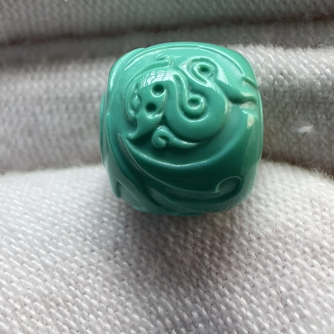 绿松石未镶嵌配饰9×8