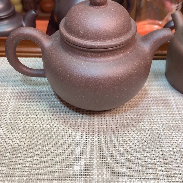 紫砂茶壶楠****团宜兴原矿