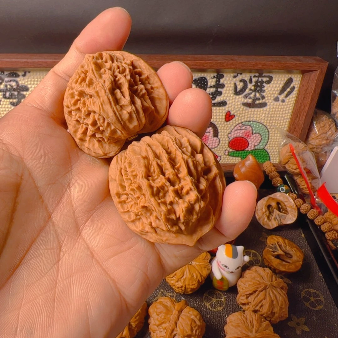 把件文玩核桃蟠龙纹43