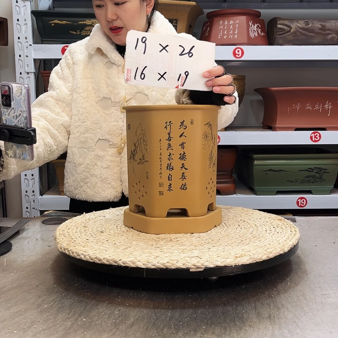 紫砂花盆紫砂花盆