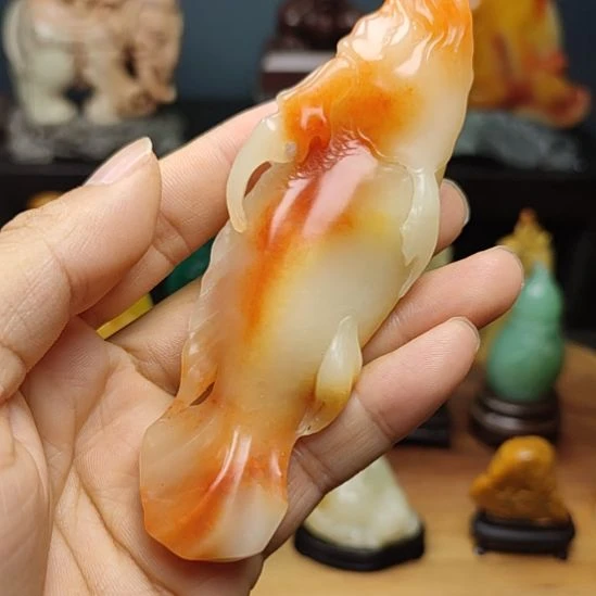 印石寿山石手把件手把件