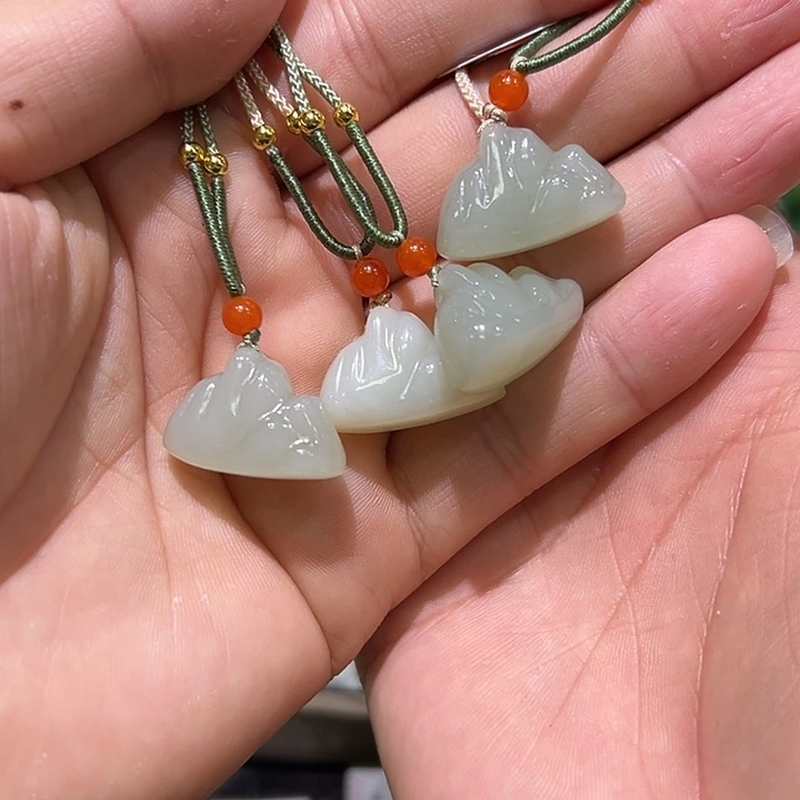 和田玉未镶嵌颈饰多样性发货拍一发一