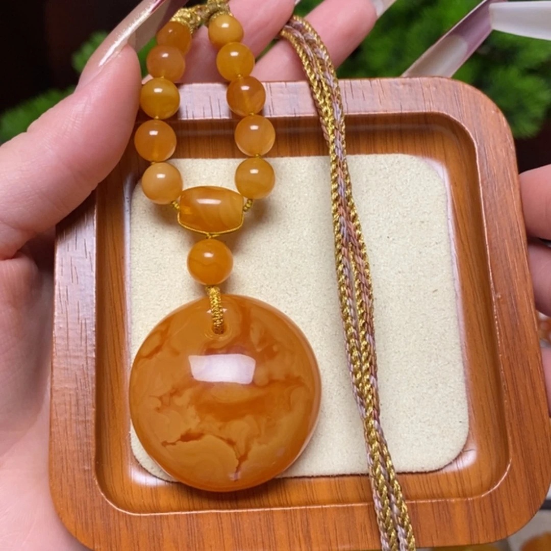 【闪购商品】蜜蜡颈饰未镶嵌项链