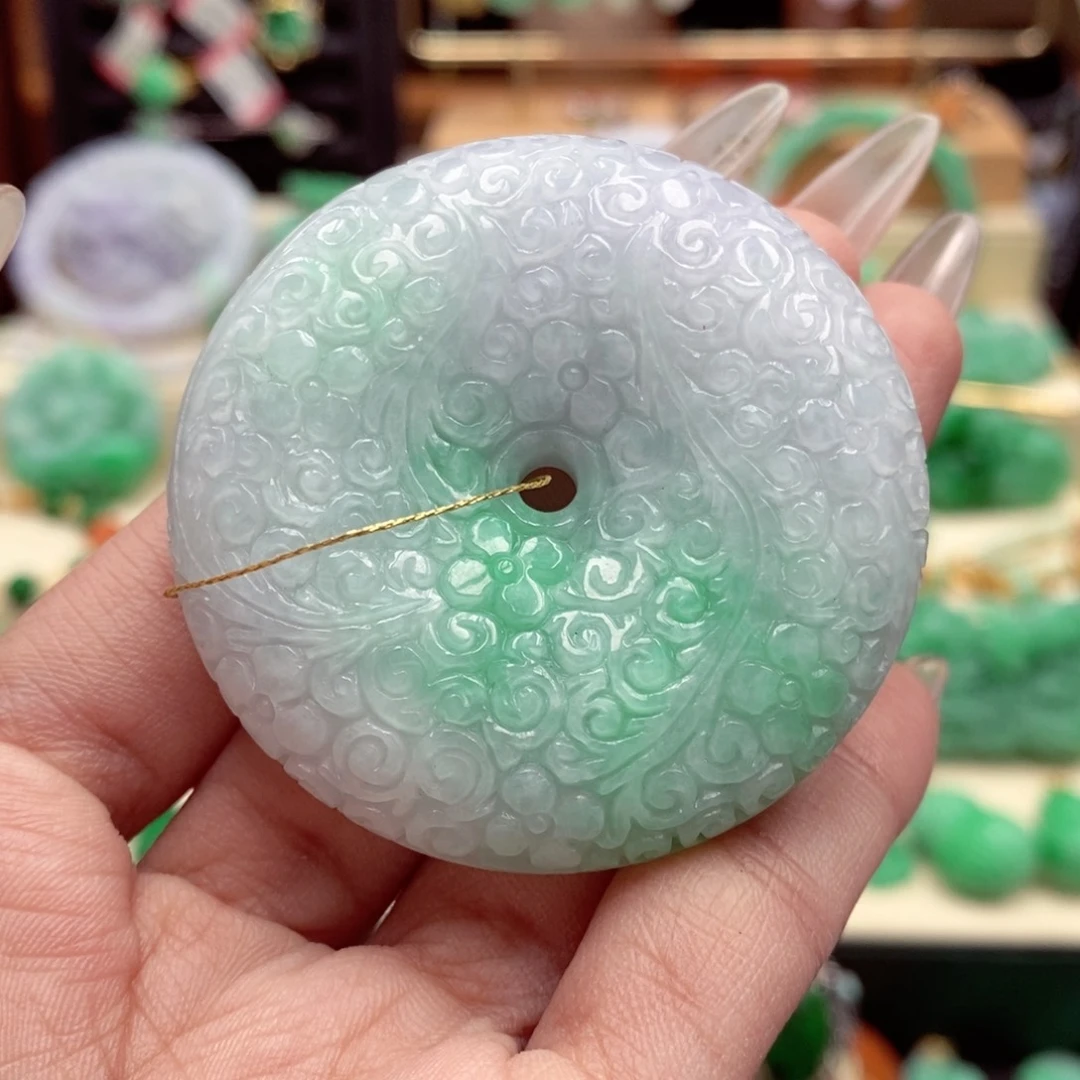 颈饰未镶嵌翡翠翡翠吊坠