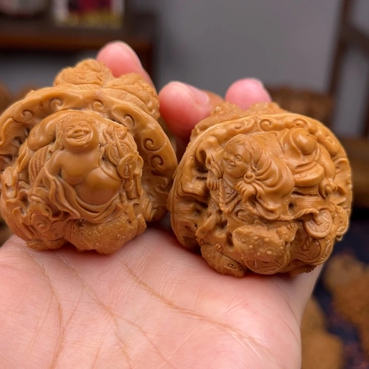 核桃手串/手链刘海戏金蟾