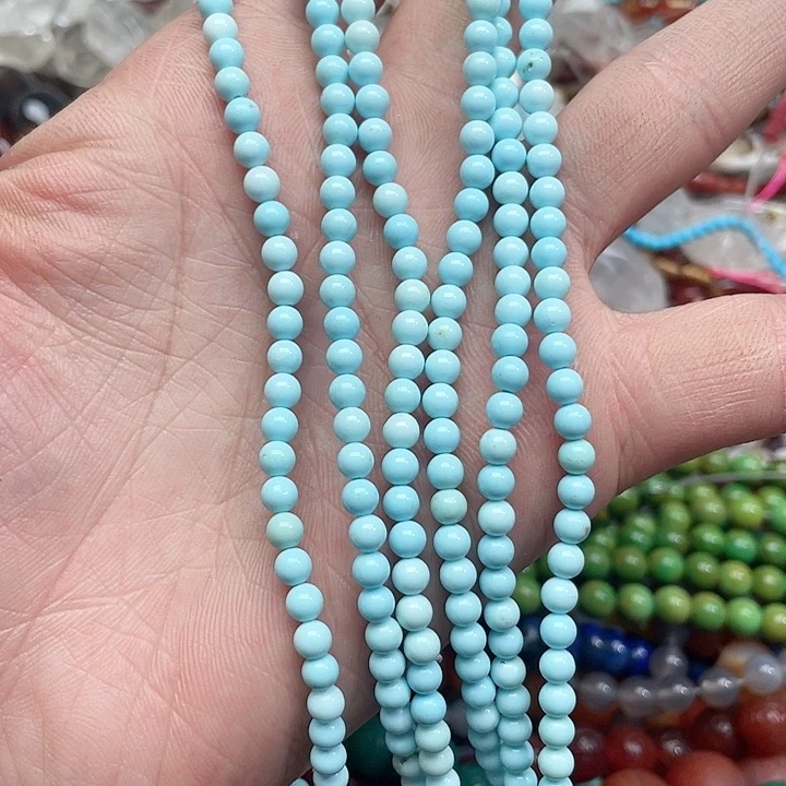 玛瑙/玉髓珠宝半成品未镶嵌一条4.5mm内蒙松