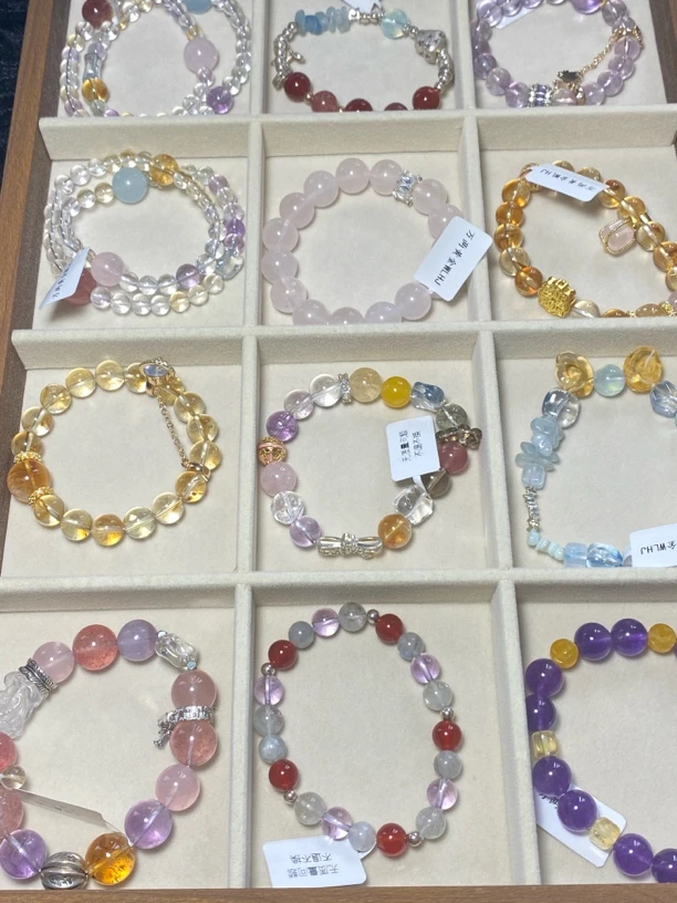 足银手链 水晶手串简约温柔设计时尚百搭高级手链