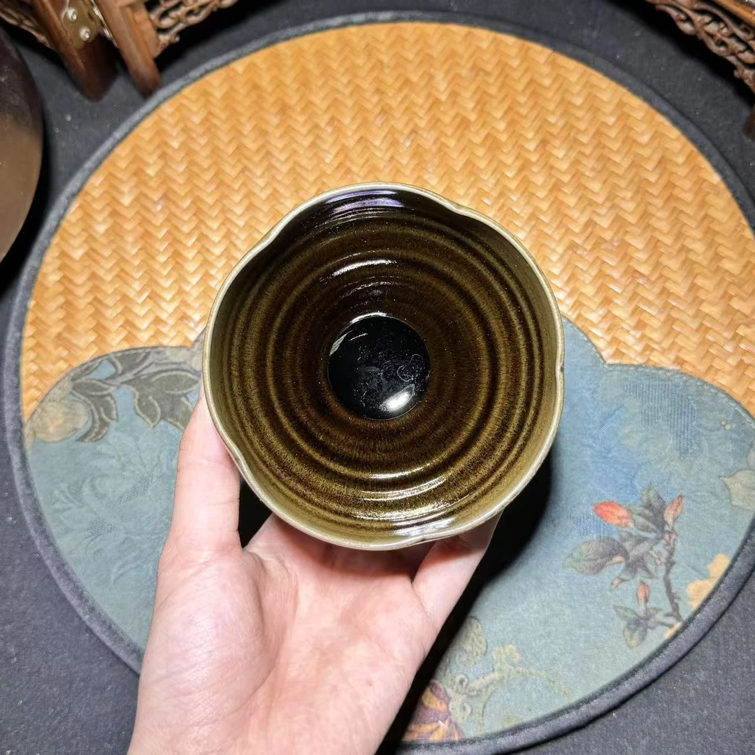 云谷山-陈旭《彩玉花型杯》 品茗专用喝茶盏