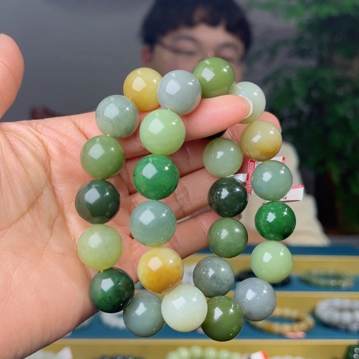 和田玉手串未镶嵌纯天然多宝手串16多样性发货拍一发一