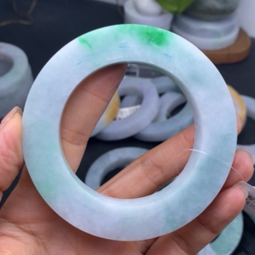【闪购商品】定制翡翠翡翠手镯未镶嵌蓝*色