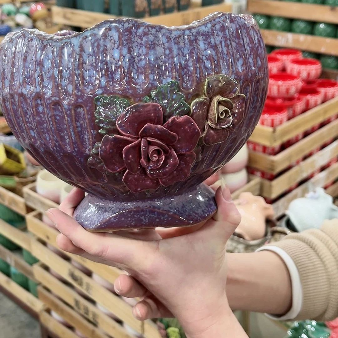 【闪购商品】陶瓷陶瓷多肉植物花盆