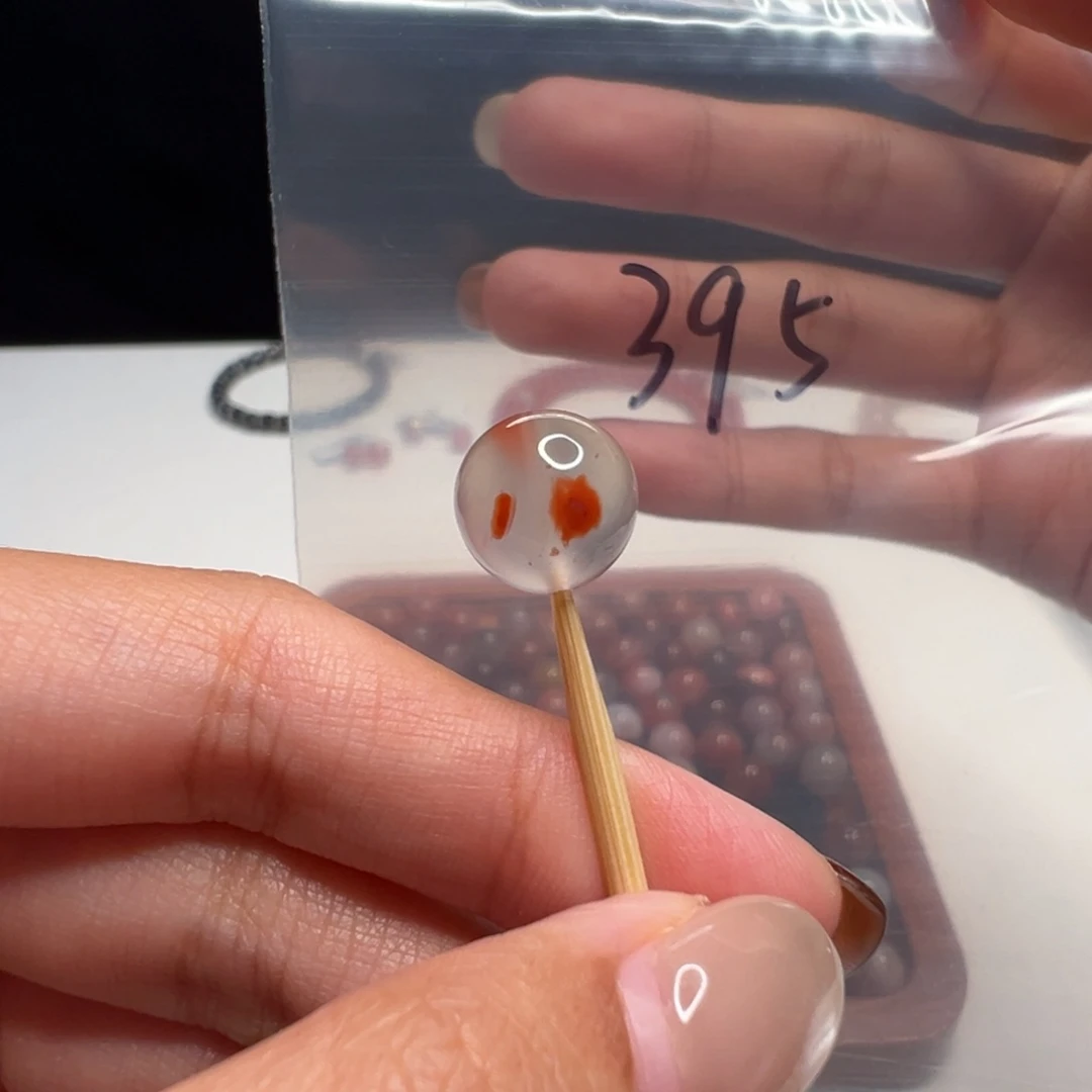 未镶嵌南红玛瑙南红玛瑙395号凉山冰飘10.5+mm