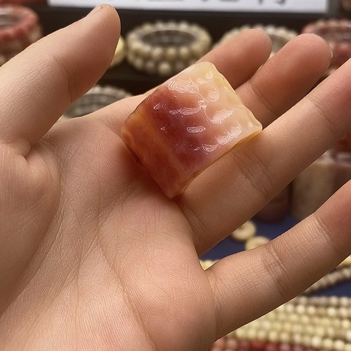 驼骨手串/手链扳指陨石坑